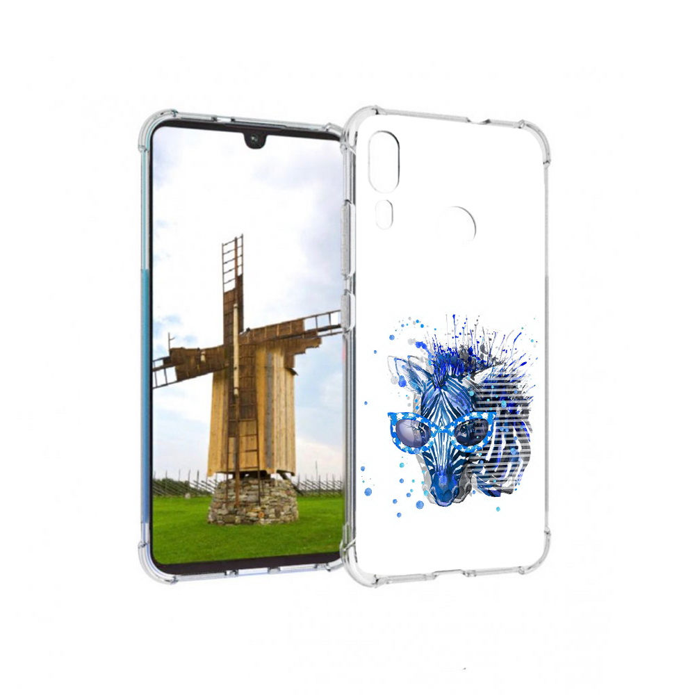 

Чехол MyPads Tocco для Motorola Moto E6 Plus расплывчатая зебра (PT150579.352.577), Прозрачный, Tocco