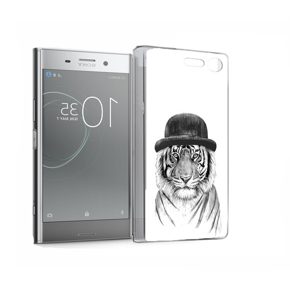 

Чехол MyPads Tocco для Sony Xperia XZ Premium тигр британец (PT67145.226.641), Прозрачный, Tocco