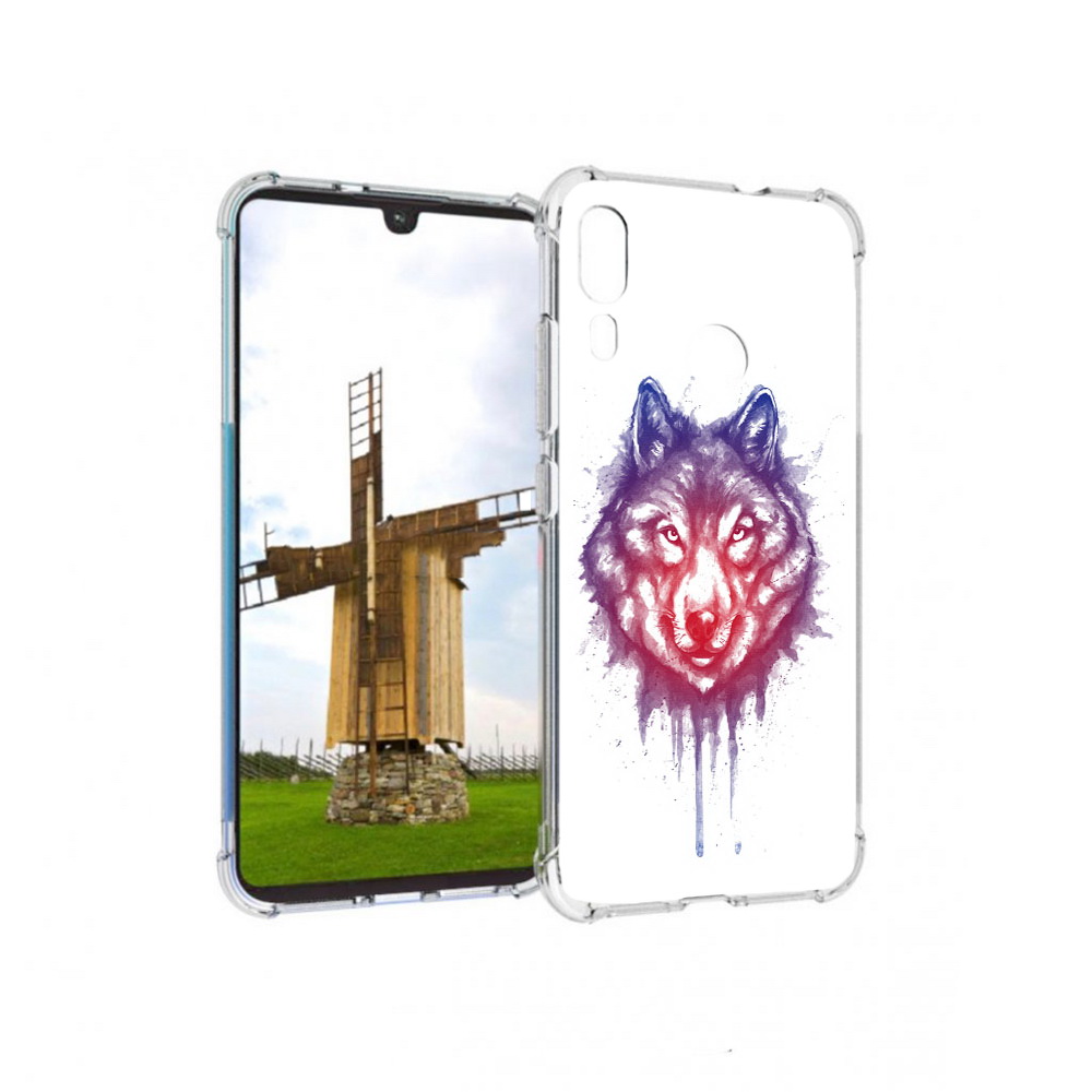 

Чехол MyPads Tocco для Motorola Moto E6 Plus пушистый волк (PT150579.352.561), Прозрачный, Tocco