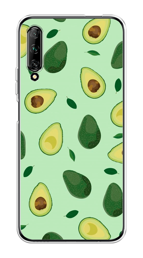 

Чехол на Huawei Y9s "Blue avocado", Коричневый;зеленый, 611150-1