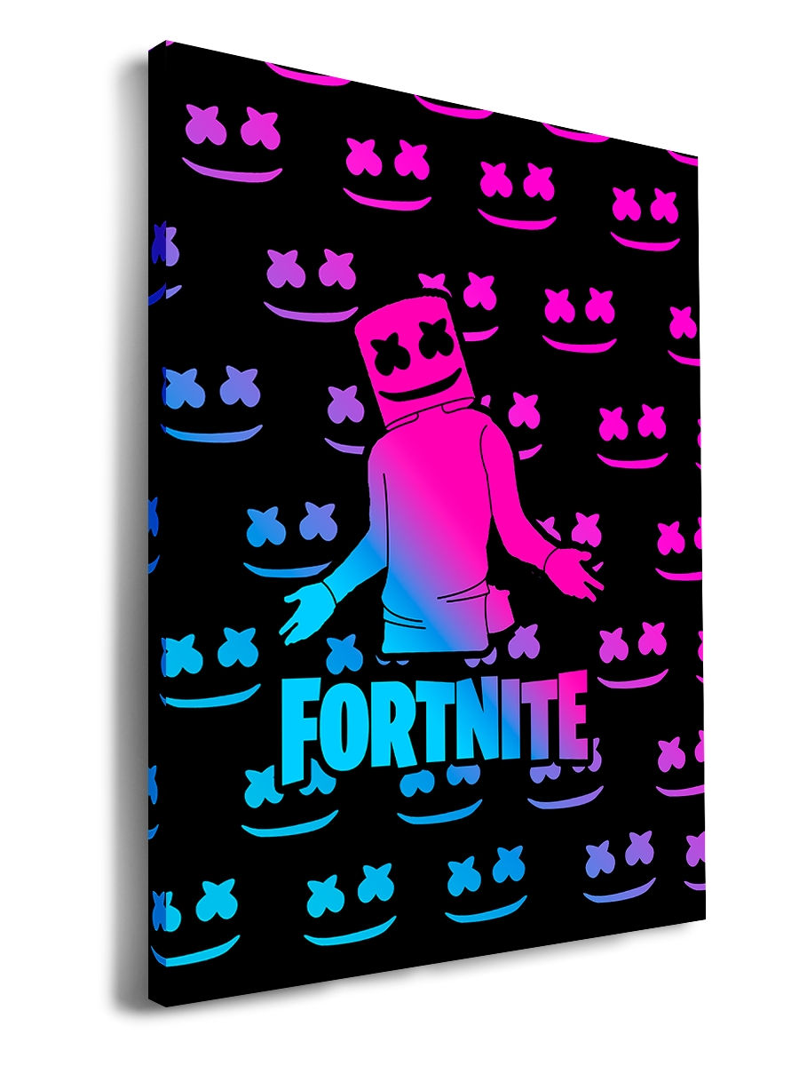 

Картина DRABS 50x30 см на холсте Fortnite Фортнайт