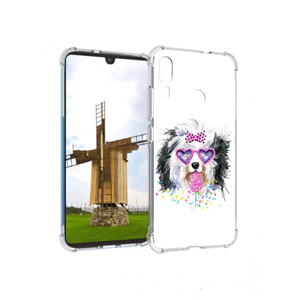 

Чехол MyPads Tocco для Motorola Moto E6 Plus пушистик (PT150579.352.559), Прозрачный, Tocco