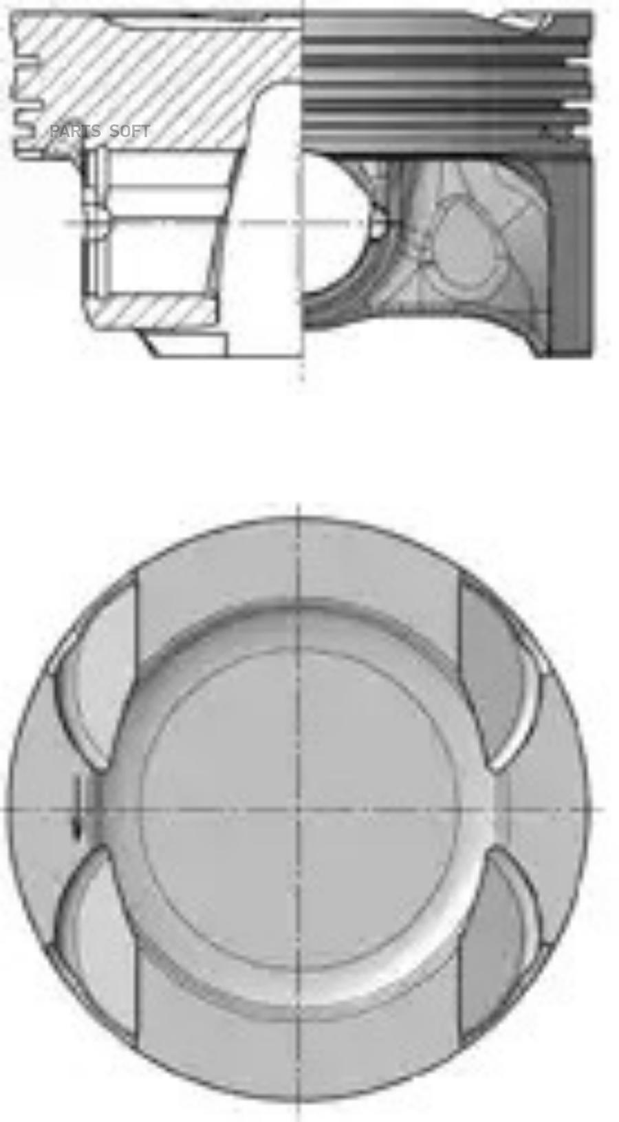 

Поршень KOLBENSCHMIDT 40631600 dm.89.00x1.5x1.5x2.0 STD