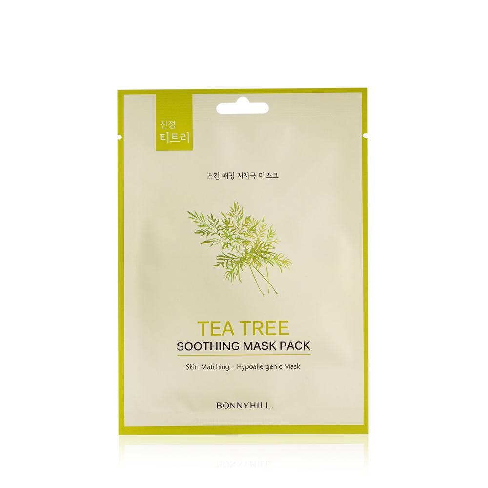 фото Маска для лица bonny hill tea tree успокаивающая 23 г