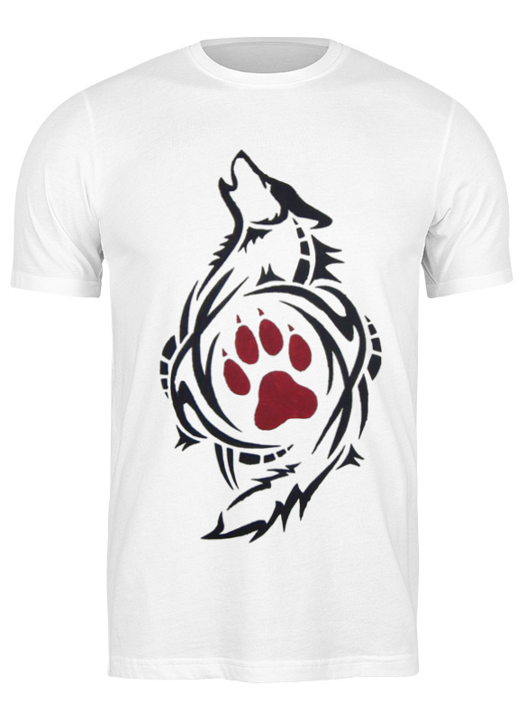 

Футболка мужская Printio Волк арт белая S, Белый, Волк арт