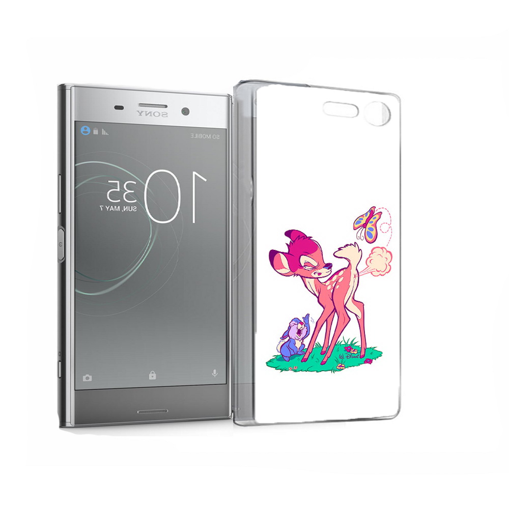 

Чехол MyPads Tocco для Sony Xperia XZ Premium смешной олененок (PT67145.226.610), Прозрачный, Tocco