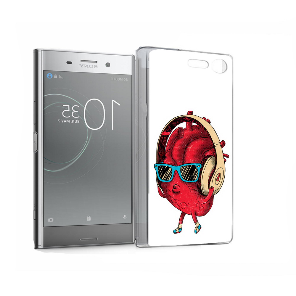 

Чехол MyPads Tocco для Sony Xperia XZ Premium слушай сердце (PT67145.226.609), Прозрачный, Tocco