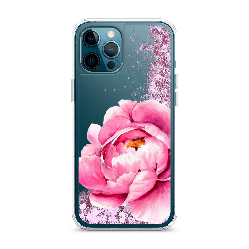 

Жидкий чехол с блестками "Прекрасный пион" на Apple iPhone 12 Pro Max, 12794-1