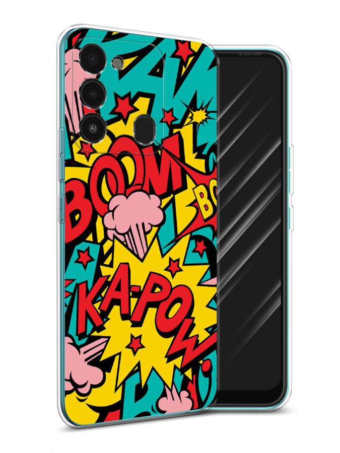 

Чехол Awog на Tecno Spark Go 2022/8С/9 "Постер pop art", Разноцветный, 301250-9