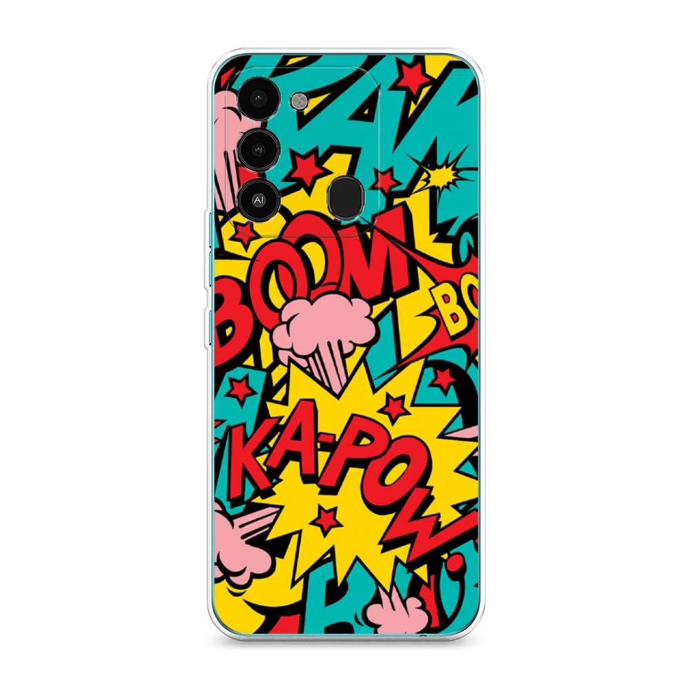 

Чехол Awog на Tecno Spark Go 2022/8С/9 "Постер pop art", Разноцветный, 301350-9