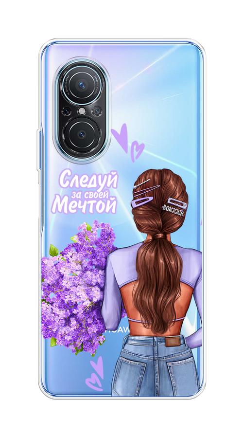 

Чехол на Huawei Nova 9 SE "Следуй за своей мечтой", Фиолетовый;коричневый, 6107250-1