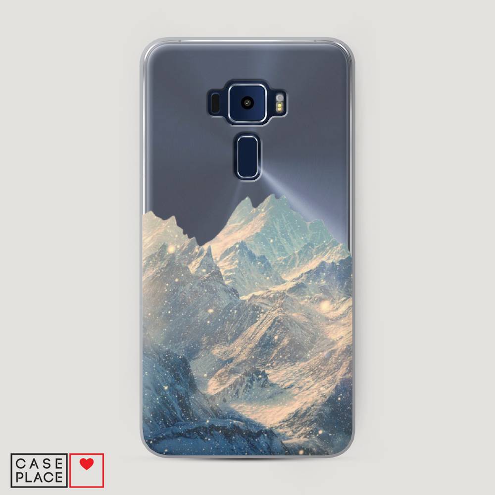 

Чехол Awog на Asus Zenfone 3 ZE552KL "Горы арт 2", Серый, 41250-10