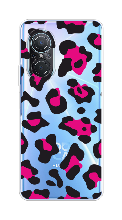 

Чехол на Huawei Nova 9 SE "Pink cow spots", Черный;розовый, 6107250-1