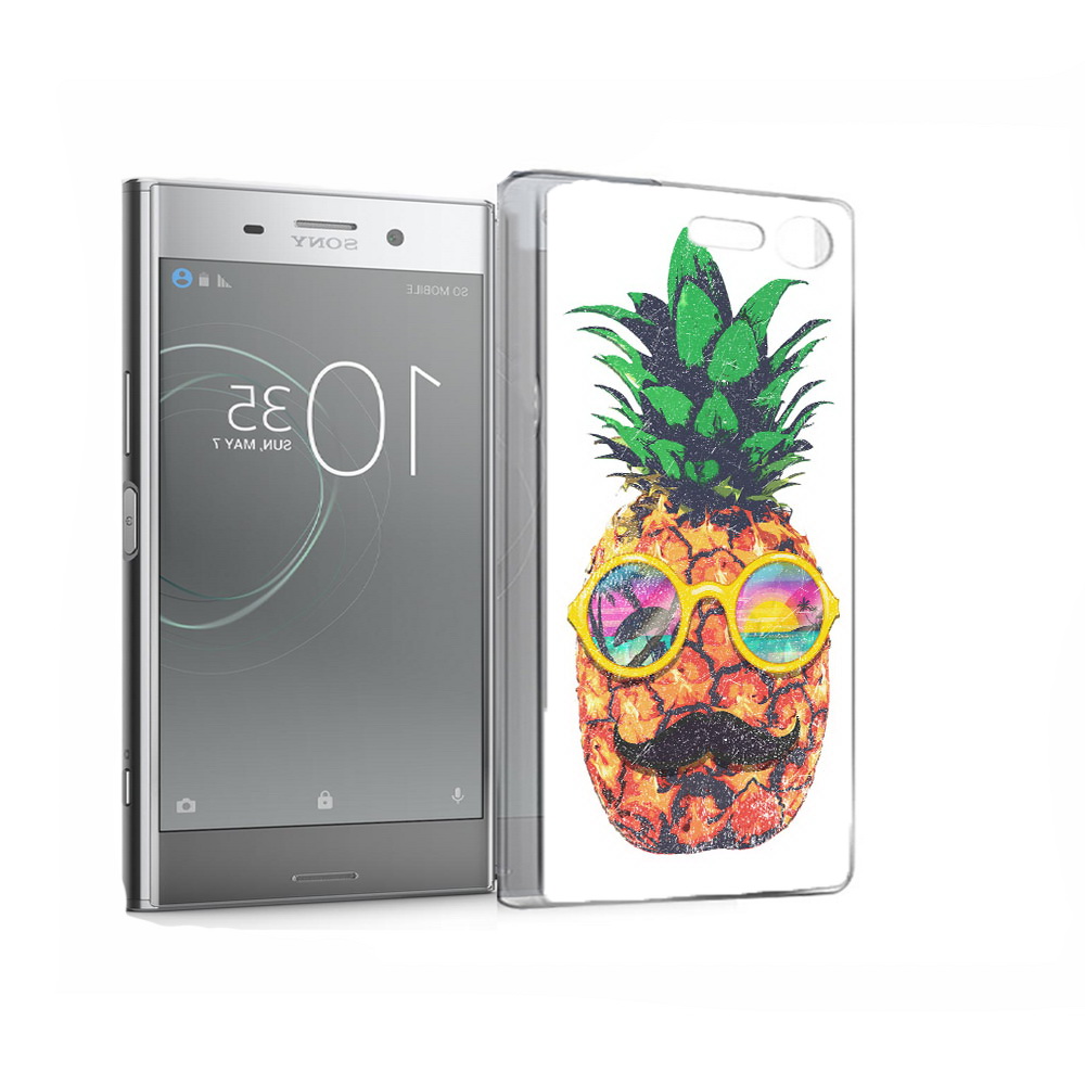 

Чехол MyPads Tocco для Sony Xperia XZ Premium прикольный ананас с лицом (PT67145.226.556), Прозрачный, Tocco