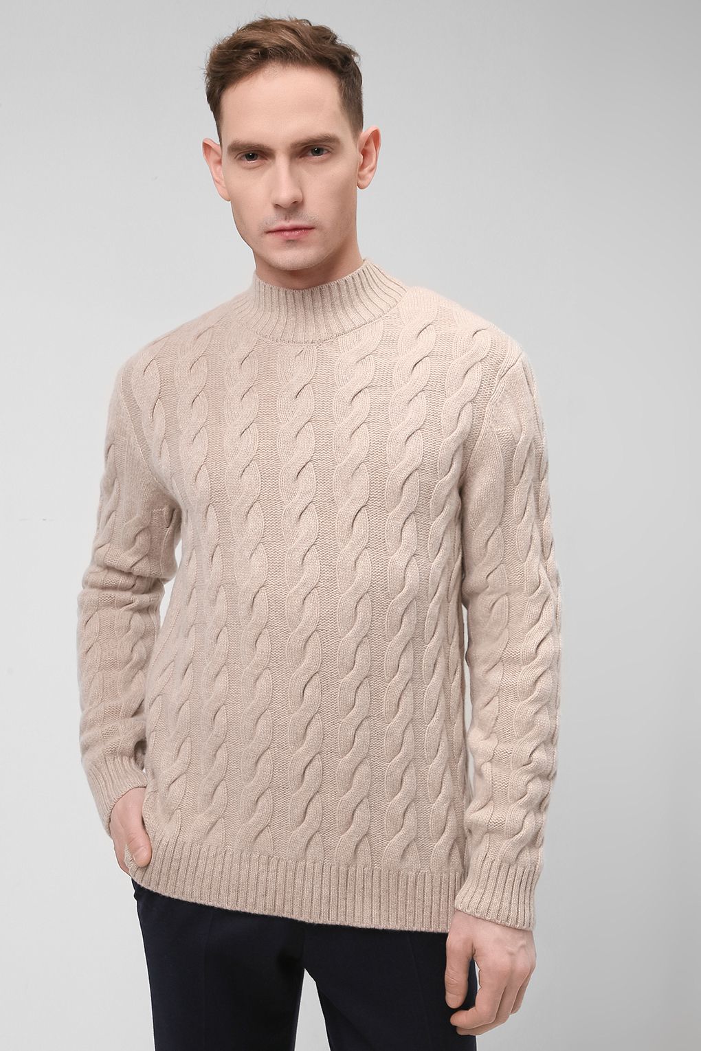 

Свитер мужской D.Molina DM2109T3269 бежевый 2XL, DM2109T3269