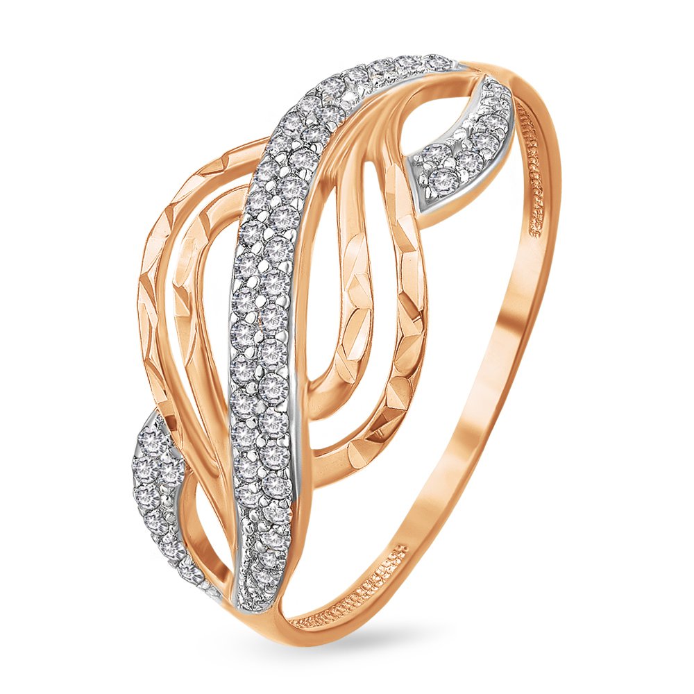 

Кольцо из красного золота с фианитом р.  585Gold 301009488, 301009488
