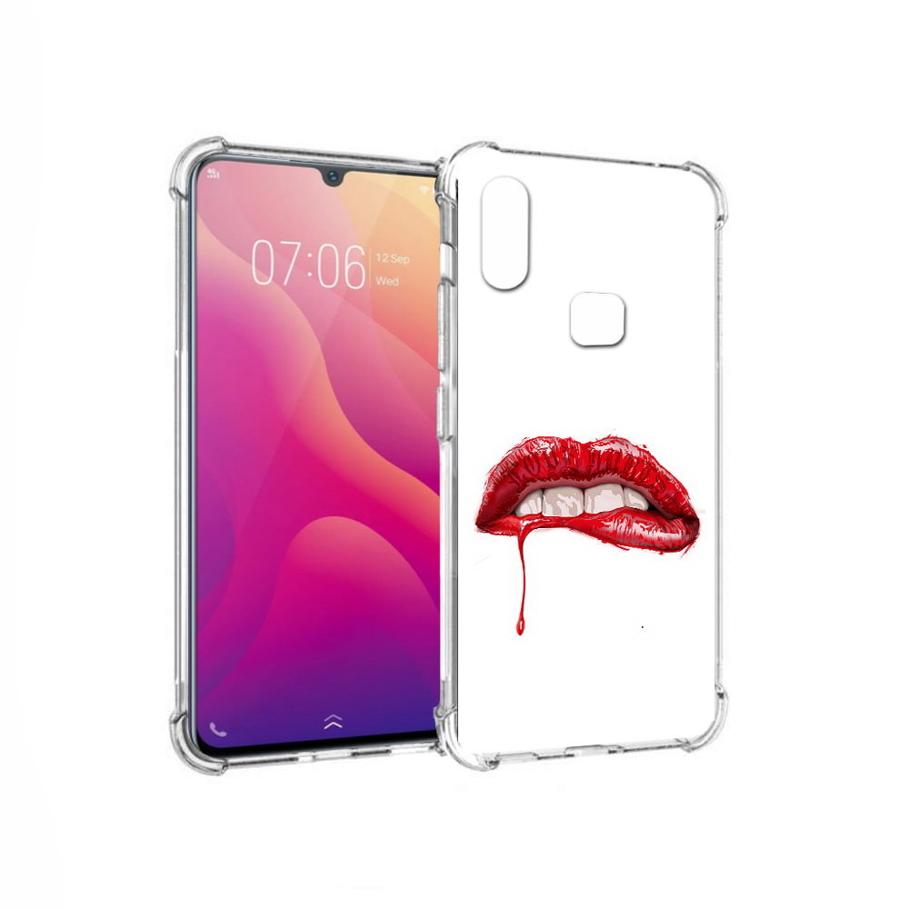 

Чехол MyPads Tocco для Vivo V11i яркие красные губы (PT119353.424.706), Прозрачный, Tocco