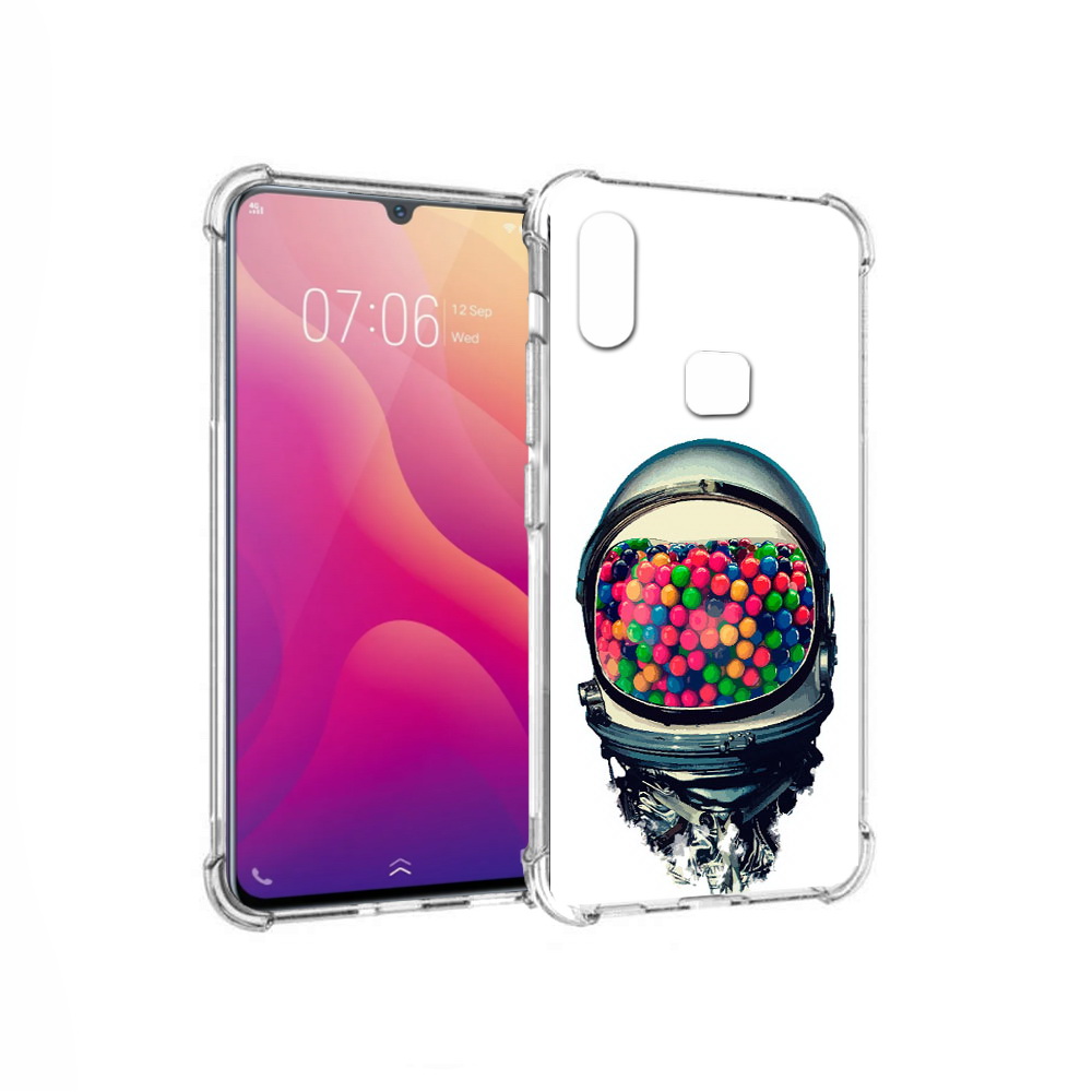 

Чехол MyPads Tocco для Vivo V11i шлем космонавта (PT119353.424.700), Прозрачный, Tocco