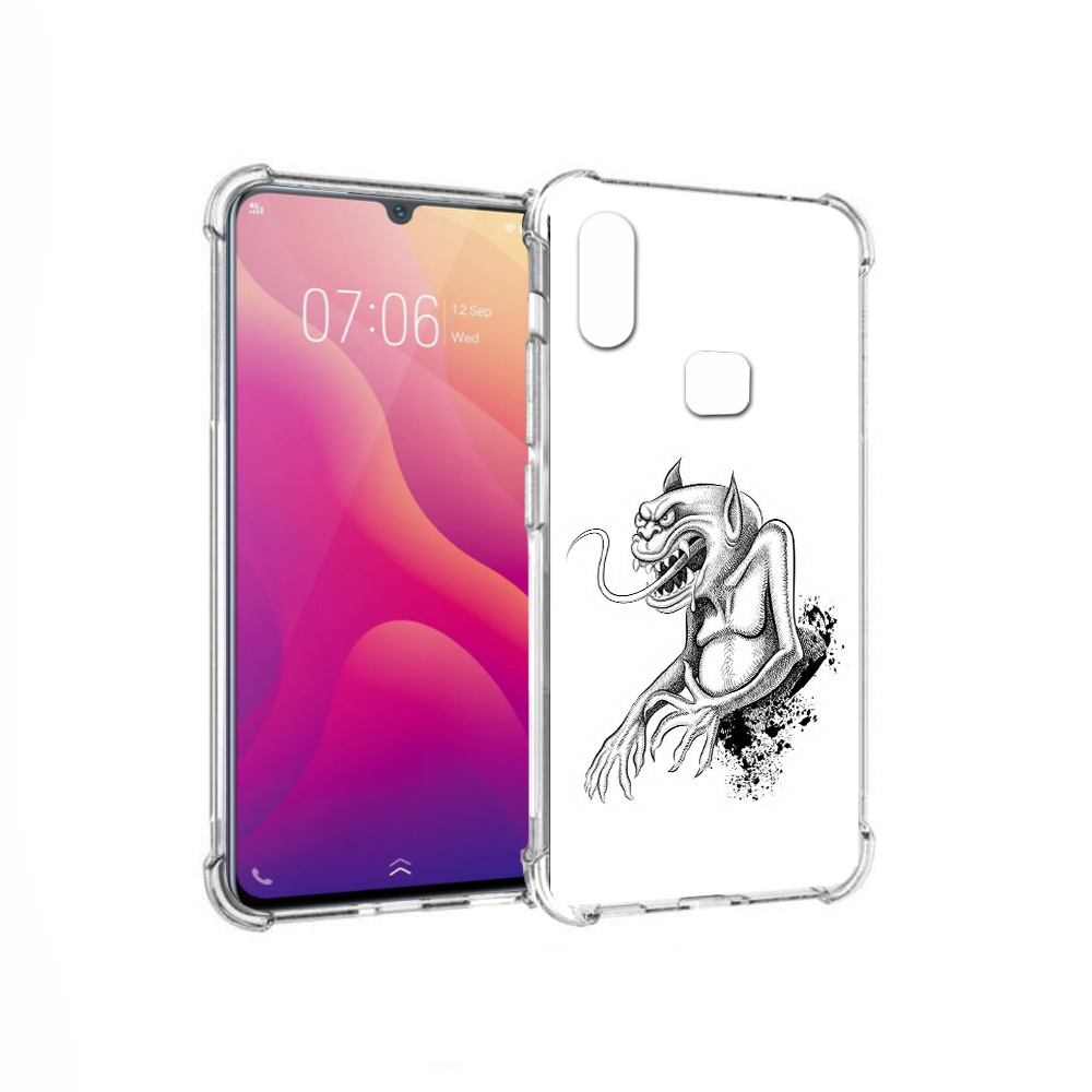 

Чехол MyPads Tocco для Vivo V11i чорт (PT119353.424.692), Прозрачный, Tocco