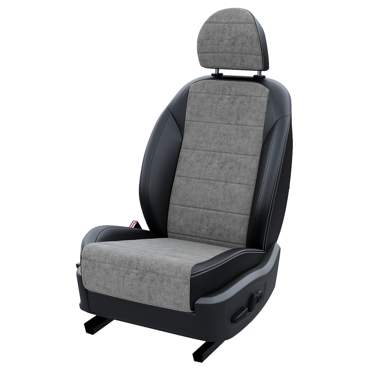 

Чехлы на сиденья АвтоЛето для Belgee X50 2023-2024 LA10742C272 Алькантара Черный Серый, Серый;черный, LA1074