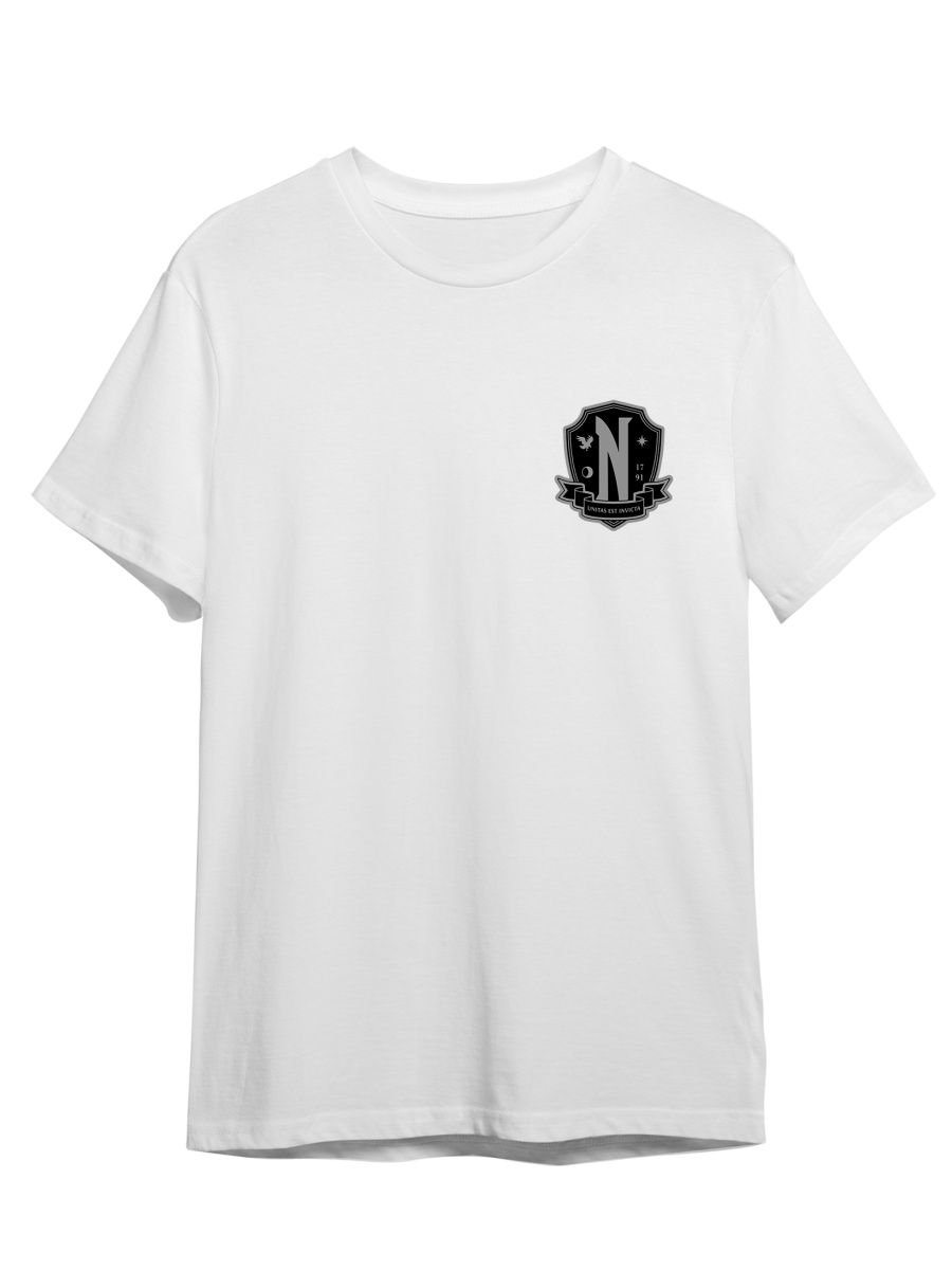 

Футболка унисекс СувенирShop Wednesday/Уэнсдэй/Венсдей 45 белая 2XL, Белый, "Wednesday/Уэнсдэй/Венсдей" 45