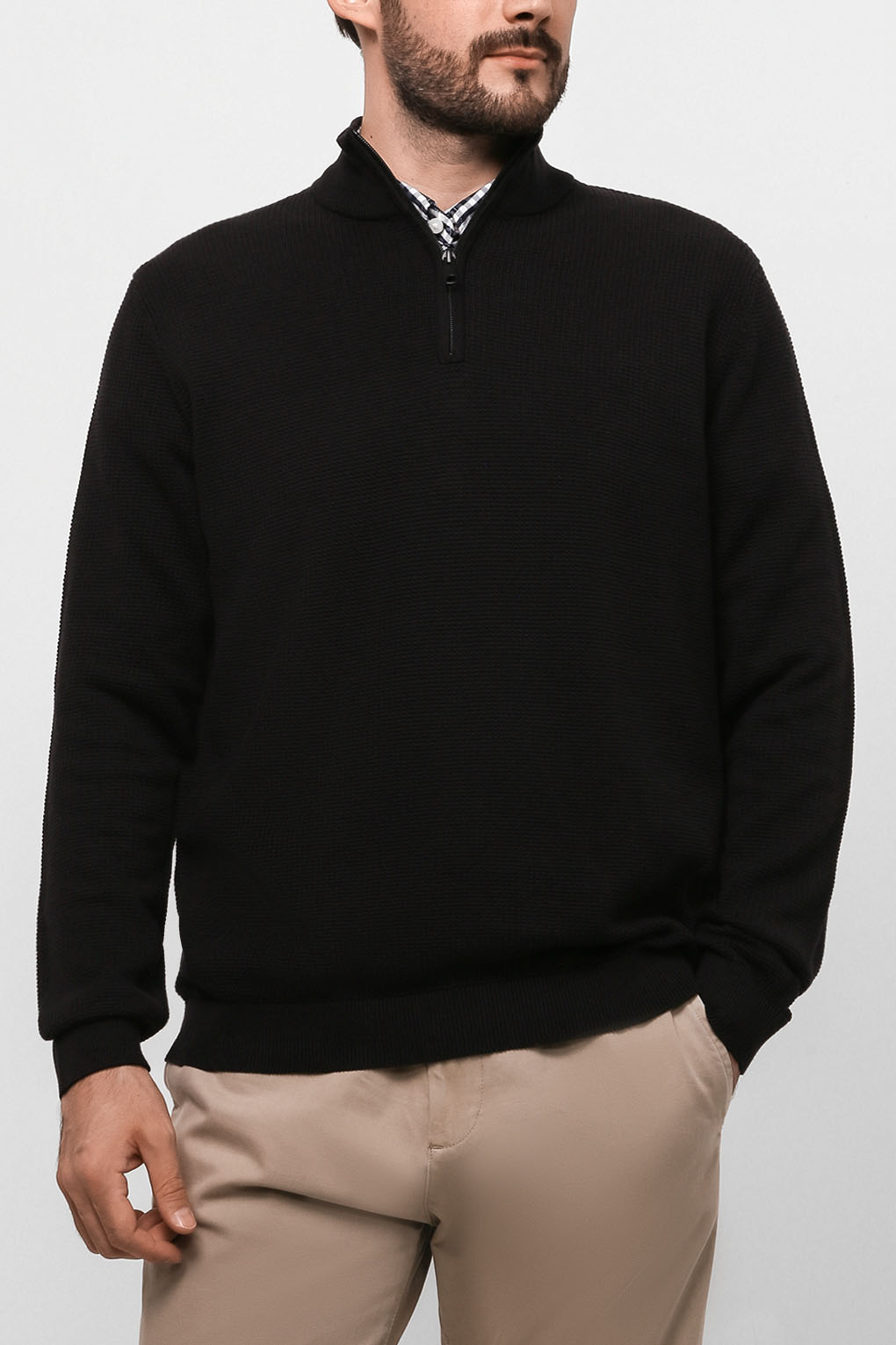 

Свитер мужской Esprit Casual 991EE2I303 черный 2XL, 991EE2I303