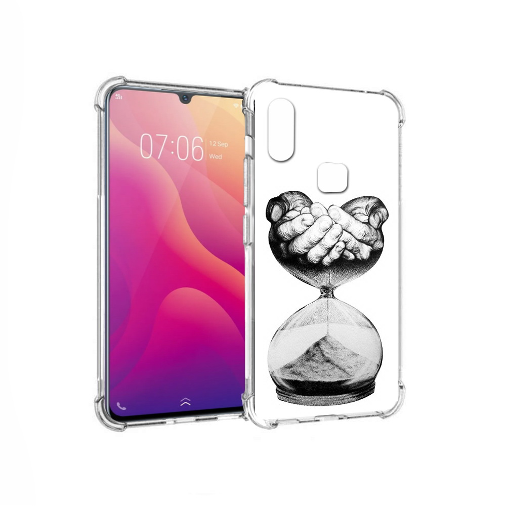 

Чехол MyPads Tocco для Vivo V11i часы жизни черно белый (PT119353.424.669), Прозрачный, Tocco