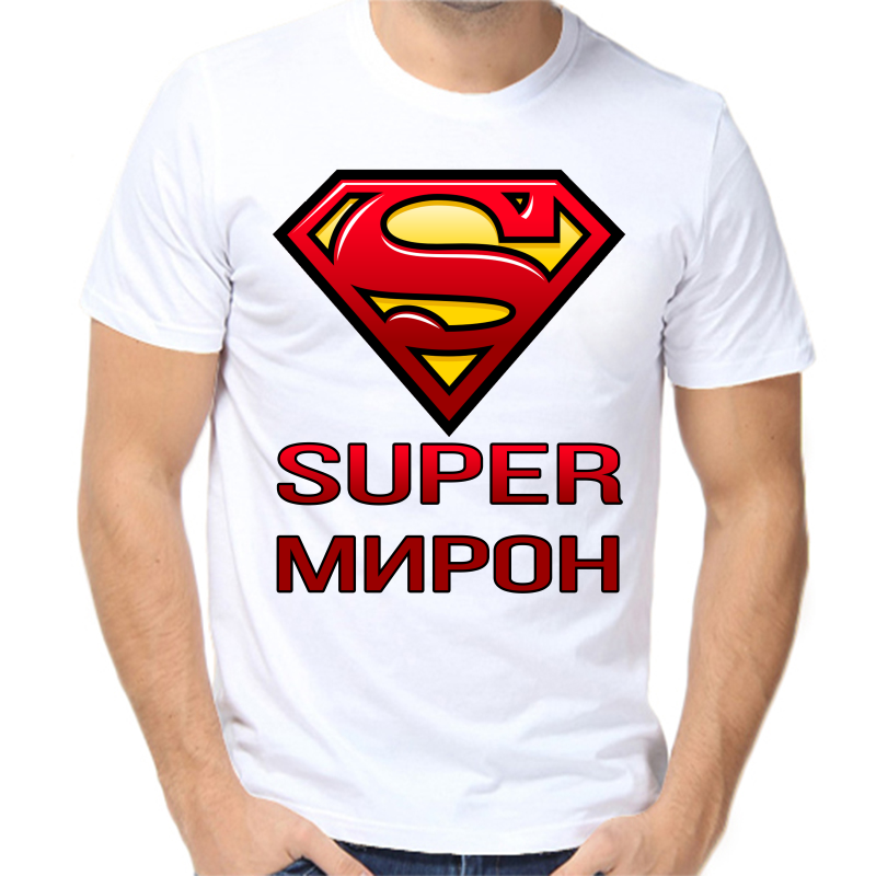 

Футболка мужская белая 68 р-р super мирон, Белый, fm_super_miron