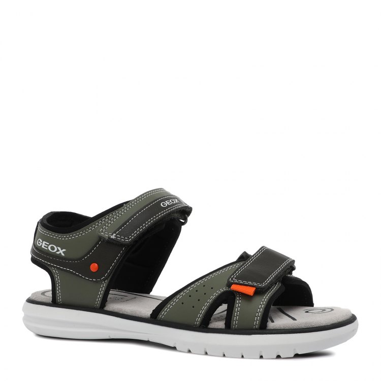 фото Сандалии geox sandal maratea boy для мальчиков, зеленый 36 eu