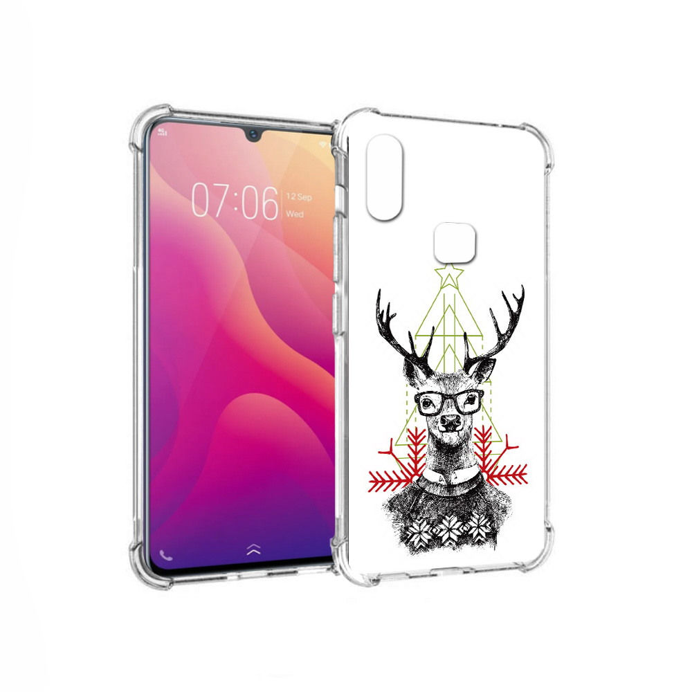 

Чехол MyPads Tocco для Vivo V11i умный олень (PT119353.424.652), Прозрачный, Tocco