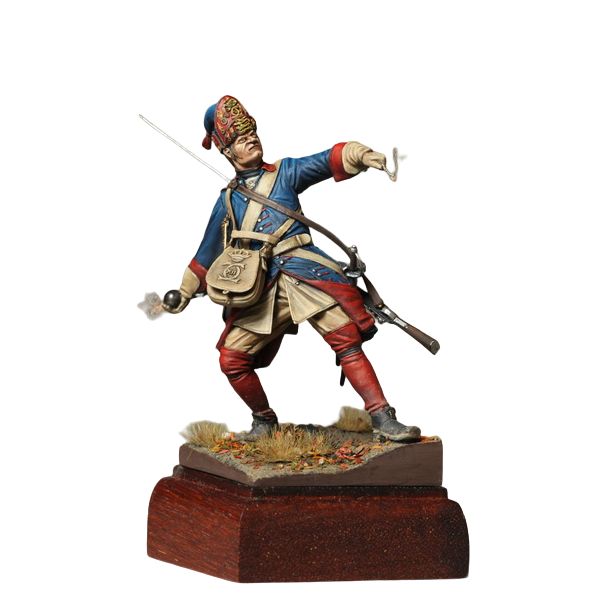 

75-002SOGA Grenadier of the Swedish infantry. Great Northern War 1700-1721