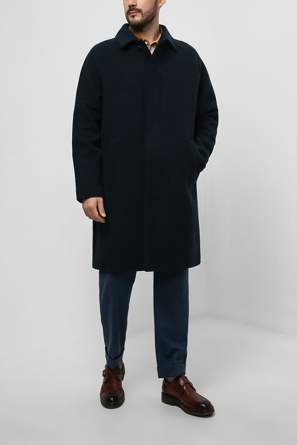 Пальто мужское Esprit Casual 101EO2G331 синее XL