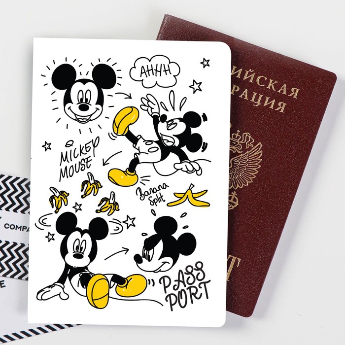 Обложка для паспорта  Disney 4675907 белая