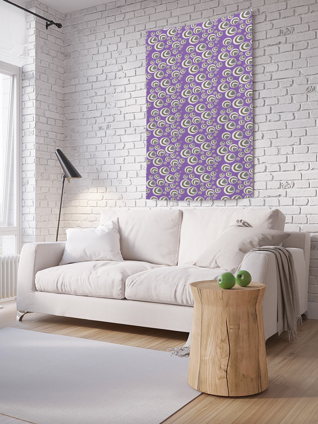 

Вертикальное фотопанно на стену JoyArty Формы в кругах 150x200 см, Формы в кругах