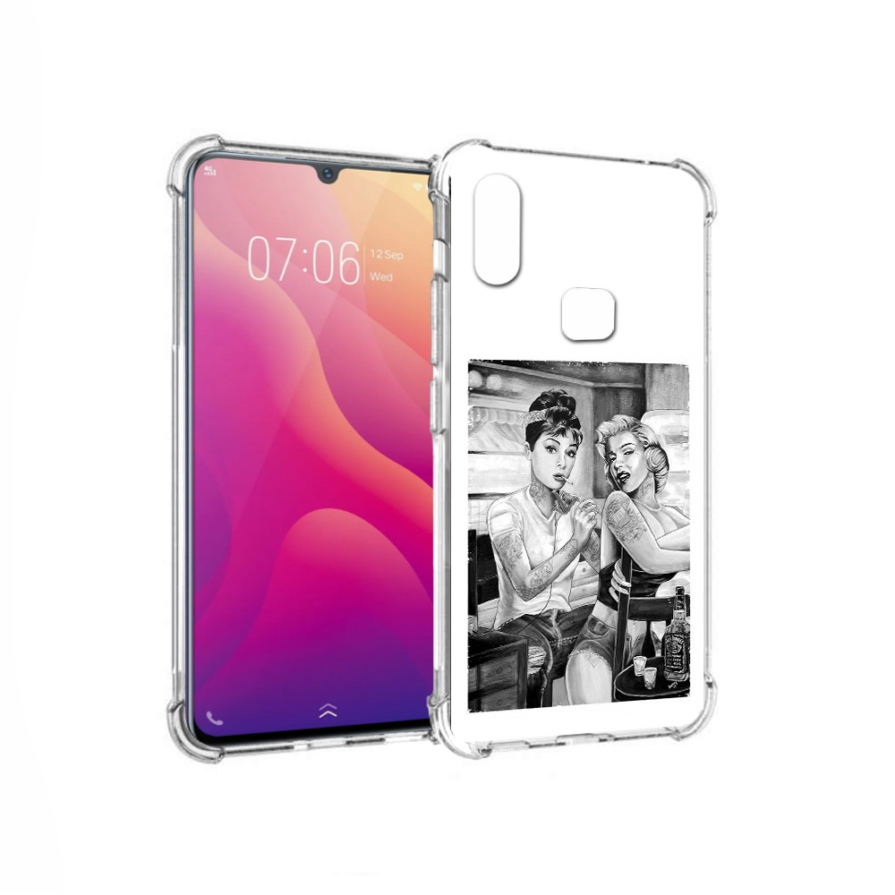

Чехол MyPads Tocco для Vivo V11i тату мастер (PT119353.424.637), Прозрачный, Tocco