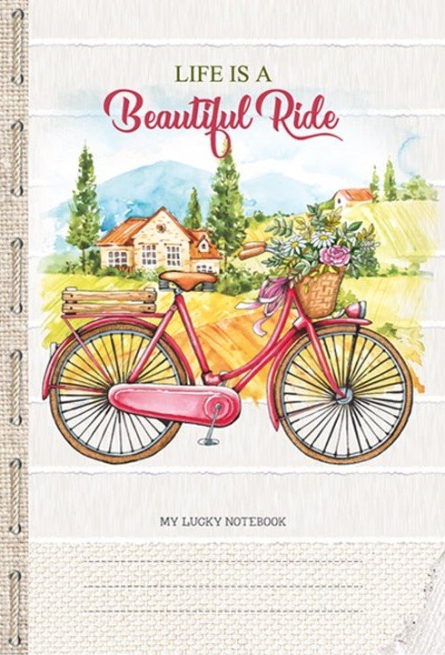 

Блокнот Bourgeois 80 листов, 15х20 см, клетка, Beautiful ride , 9654 (19440)