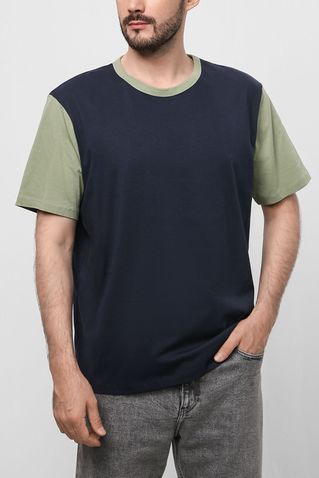 

Футболка мужская Esprit Casual 022EO2K303 синяя L, Синий, 022EO2K303