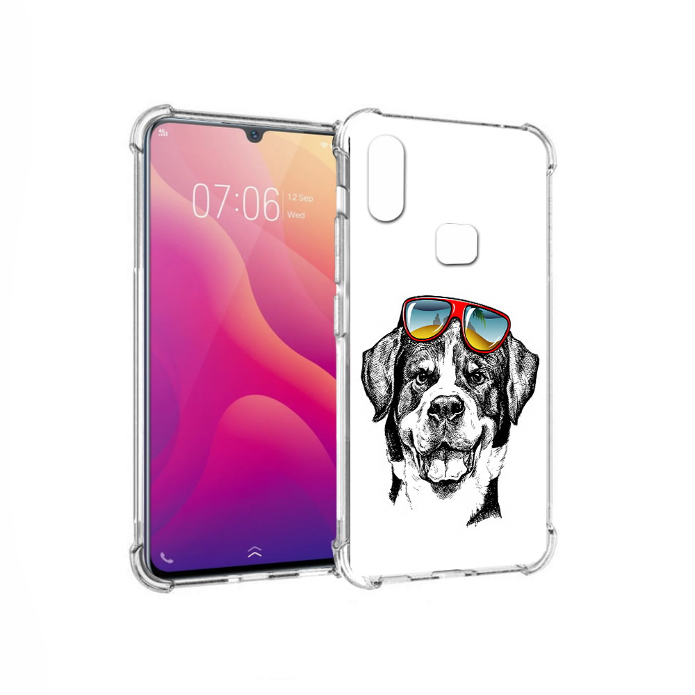 

Чехол MyPads Tocco для Vivo V11i счастливая собака (PT119353.424.631), Прозрачный, Tocco