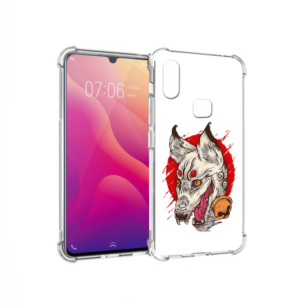 

Чехол MyPads Tocco для Vivo V11i страшная собака (PT119353.424.627), Прозрачный, Tocco