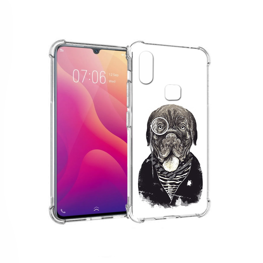 

Чехол MyPads Tocco для Vivo V11i солидный песик (PT119353.424.615), Прозрачный, Tocco
