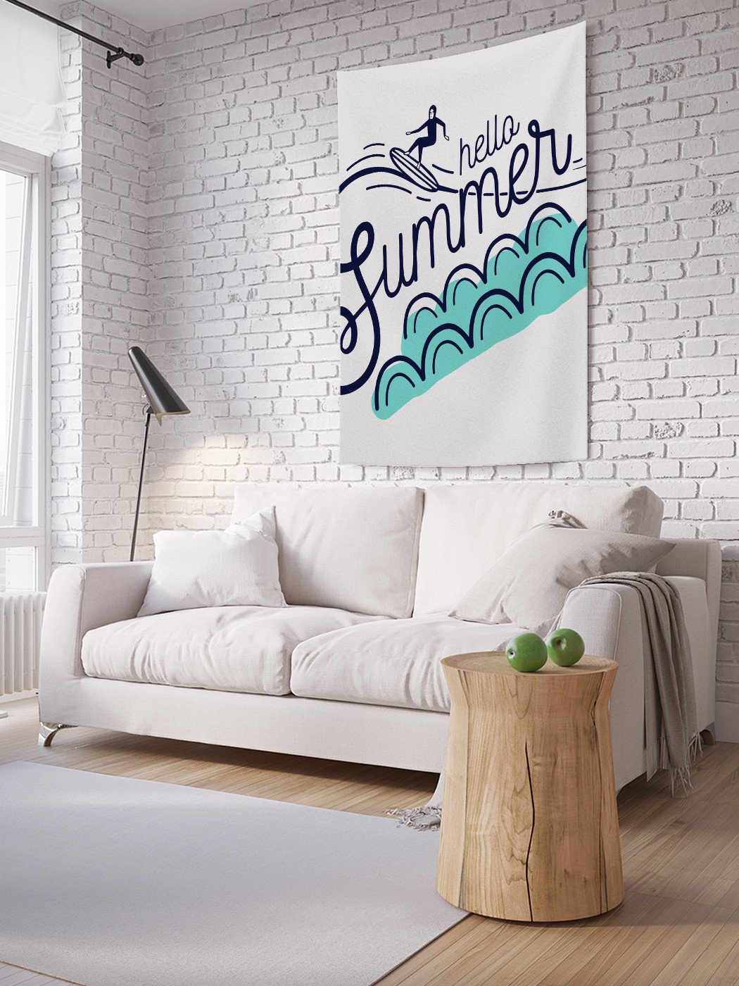 

Вертикальное фотопанно на стену JoyArty Летнее приветствие 150x200 см, Летнее приветствие