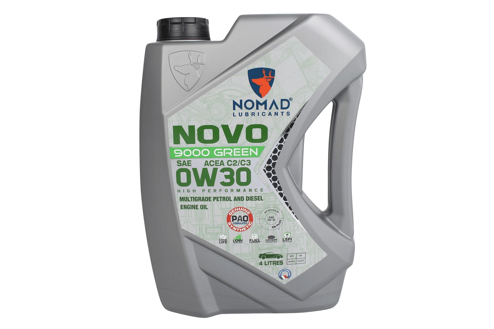 Моторное масло Nomad Novo 9000 0W30 4л