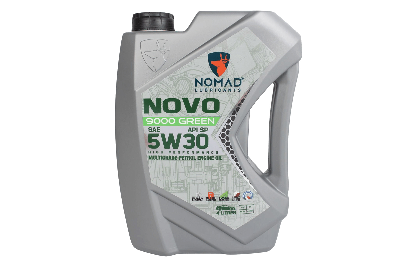 Моторное масло Nomad Novo 9000 Green 5W30 4л