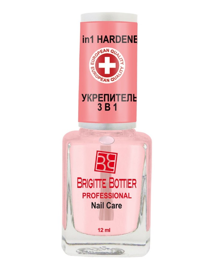 

Укрепитель для ногтей Brigitte 3 в 1 Hardener 12 мл
