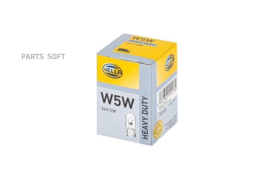 

HELLA Лампа фонаря безцок. W2,1x9,5d 24V W5W