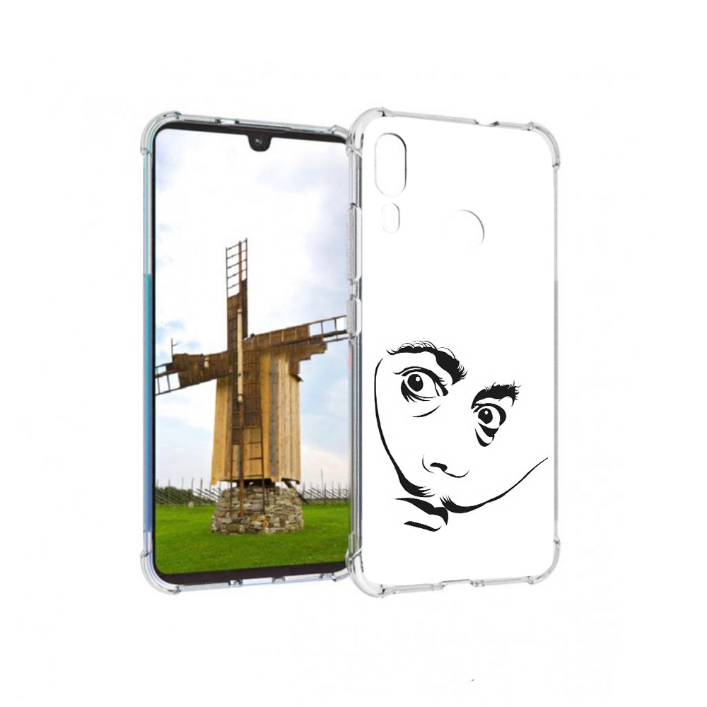 

Чехол MyPads Tocco для Motorola Moto E6 Plus мужчина с длинными усами (PT150579.352.487), Прозрачный, Tocco