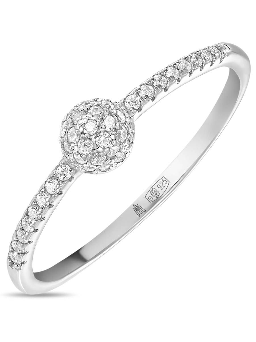 Кольцо из серебра с фианитом р.17,5 MIUZ Diamonds R2036-KL-1286