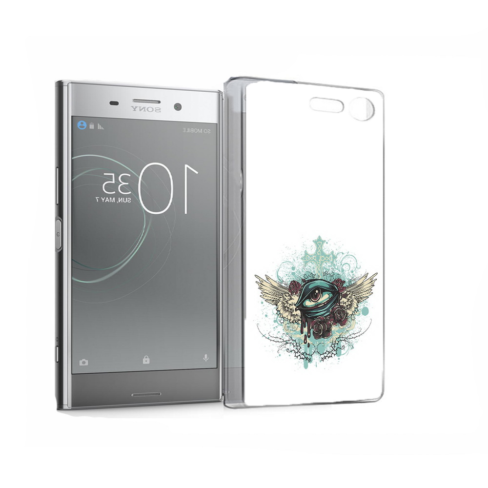 

Чехол MyPads Tocco для Sony Xperia XZ Premium плачущий глаз с крыльями (PT67145.226.544), Прозрачный, Tocco