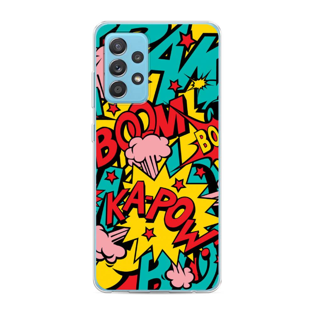 фото Силиконовый чехол "постер pop art" на samsung galaxy a52s awog