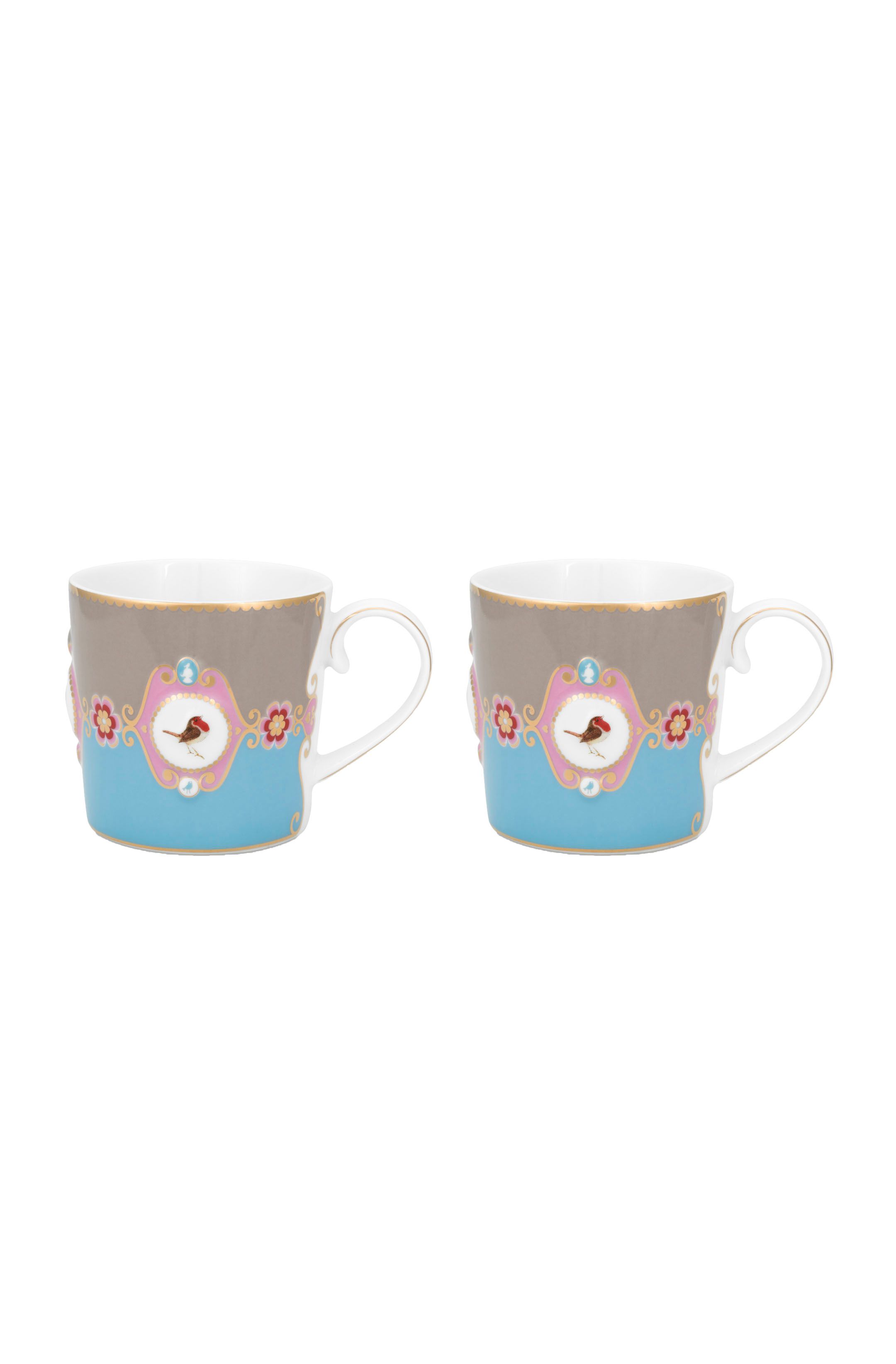 Набор из 2 кружек Pip Studio Love Birds, 150 мл WW.51.002.029